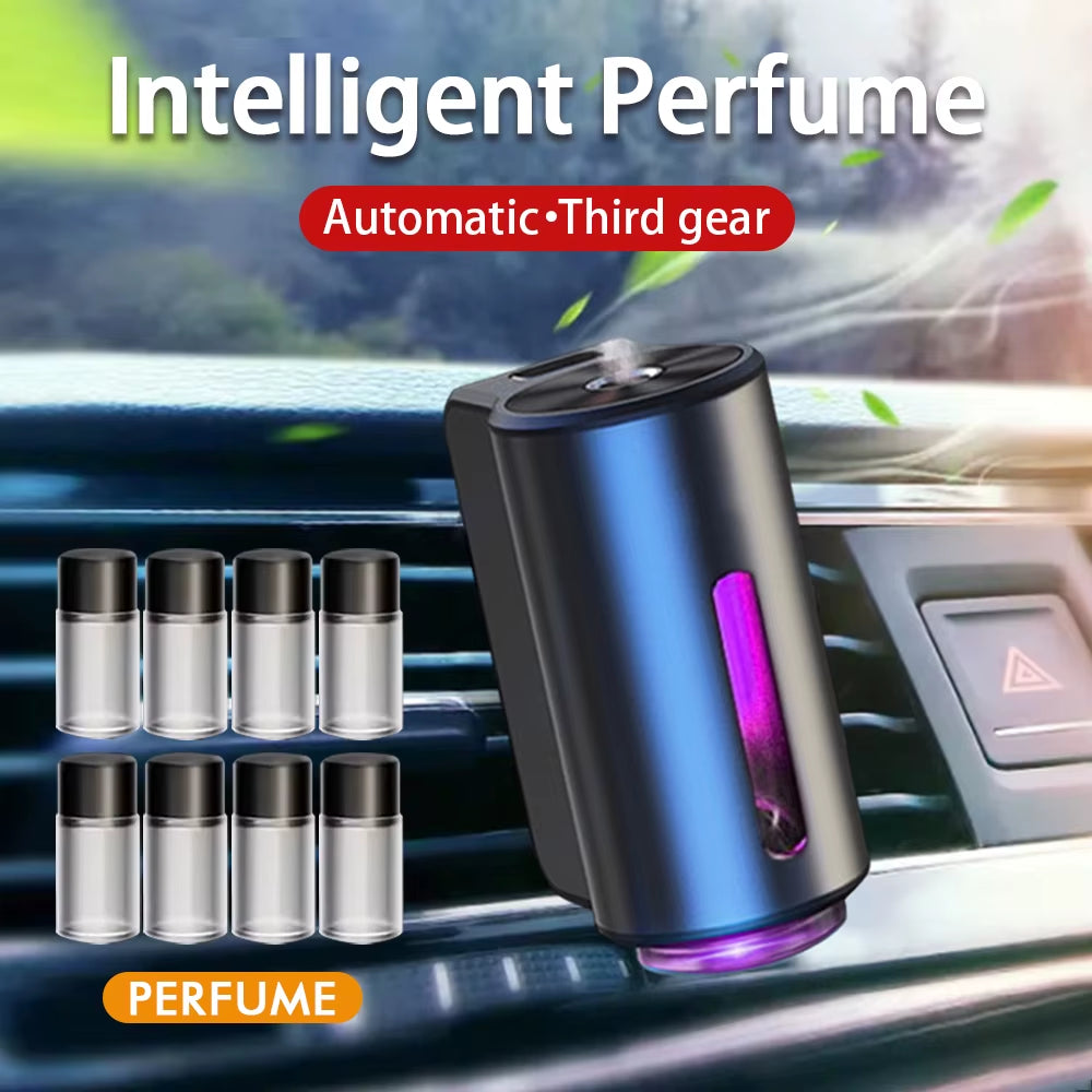 Car Aroma Diffuser Smart Car Air Fresheners Electric Vent Aromatherapy Diffuser Automatic Deodorizer Auto Interior Accessories